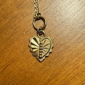 Foundrae Reflection Love Token Drop Necklace